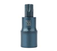 Evenoonest for torx Socket Bit Adapter 1/2in Drive T30-T70 Alloy Steel(T55) | Heat-treated alloy for steel, high torque resistance, blue finish, fits ratchet wrenches, for t30- for t70 range