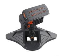 Evenoonest Lawn Sprinkler, Rectangular Sprinkler Adjustable 16-Hole Oscillating Sprinkler Head, ABS Garden Watering System for Outdoor Yard(A)