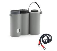 Evenoonest Portable Storage Case for Shark Chillpill FA022, Detachable Hard Shell Travel Organizer with Lanyard, Compact Protective for Electronics(Gray)