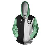 EvenShop Ben Hoodie Anime Cartoon Cosplay Jacket 3D Printed Sweatshirt, Color 11, Large