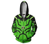 EvenShop Ben Hoodie Anime Cartoon Cosplay Jacket 3D Printed Sweatshirt, Color 13, XL