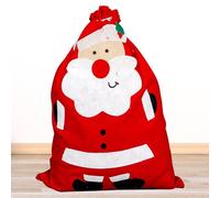 EVENT DECOR SHOP 100cm x 60cm Felt Santa Sack - Large Red Xmas Gift Bag with Drawstring - Perfect for Xmas Presents, Toys & Festive Décor - Reusable Christmas Accessory for Holiday Gifting
