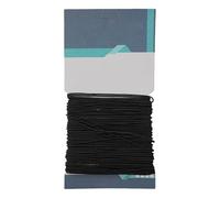 Event Decor Shop 1mm Wide Black Elastic Cord, 10 Metres