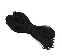 Event Decor Shop 2.5mm Wide Black Elastic Cord, 10 Metres