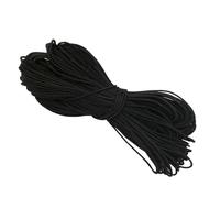 Event Decor Shop 2mm Wide Black Elastic Cord, 3 Metres