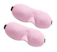 Event Décor Shop 3D Eye Masks for Sleeping - Comfortable - Baby Pink, 2pcs