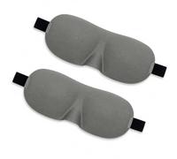 Event Décor Shop 3D Eye Masks for Sleeping - Comfortable - Grey, 2pcs