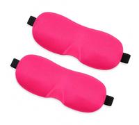Event Décor Shop 3D Eye Masks for Sleeping - Comfortable - Hot Pink, 2pcs