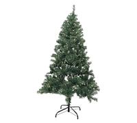 Event Decor Shop 4ft Alpine Artificial Christmas Tree, With 100 Warm LEDs | 1.2m Pre-Lit Artificial Xmas Tree with PVC Foliage with 316 Tip Heads, Metal Stand for Flats, Offices, Shops & Events, 1pc