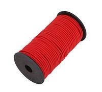 Event Decor Shop 4mm Red Bungee Shock Cord, 50 Metres - Stretchy & Durable Elastic Rope for Kayaks, Tent Poles, Backpacks, DIY Craft Projects, Sewing, Boating, Biking & Outdoor Use