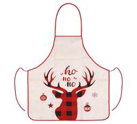Event Decor Shop 60cm x 70cm Christmas Apron with “Ho Ho Ho” - Unisex Holiday Xmas Kitchen Wear, Adjustable for Cooking, Baking & BBQ - Festive Gift for Chefs, Bakers & Home Décor