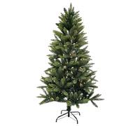 EVENT DECOR SHOP 6ft Yuletide Slim Green Pine Christmas Tree, Artificial Pencil Xmas Tree - Pointed Tips, Compact Design, Metal Stand, Holiday Decor