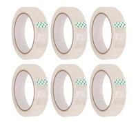 Event Decor Shop Cellulose-Based Transparent Adhesive Tape 24mm x 66m - Clear Cellotape Rolls for Wrapping, Sealing, Crafting & Office Tasks - Strong Sticky Tape Set