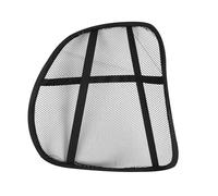 Event Decor Shop Ergonomic Black Lumbar Support for Office Chair & Car Seat - Mesh Back Rest Cushion with Air Flow for Posture & Back Pain Relief - Portable, Breathable & Durable