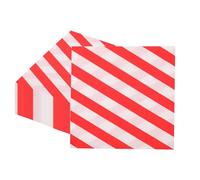 EVENT DECOR SHOP Red Reindeer & Pine Leaves White Paper Napkins - 2-Ply 13-Inch Xmas Serviettes, Festive Tableware & Party Supplies for Christmas Meals & New Year - Pack of 20