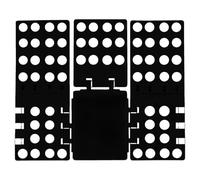 Event Decor Shop T-Shirt Folding Board - 58x68cm Durable Laundry Clothes Folder for Fast, Easy Shirt Folding, Wardrobe Organisation & Travel Packing (Black)