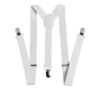 Event Décor Shop Y Shape Suspender with Metal Clips - 35mm | Adjustable Elasticated Men's Clip On Braces for Wedding, Business Meeting, Formal & Casual Wear, Fashion Accessory