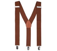 Event Décor Shop Y Shape Suspender with Metal Clips - 35mm | Adjustable Elasticated Men's Clip On Braces for Wedding, Business Meeting, Formal & Casual Wear, Fashion Accessory