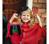 Event Horizon 4k Pumpkin Decal Tote Bag Festival Children's Candy Bag Party Flags College (A, 20x16x3cm)