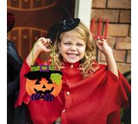 Event Horizon 4k Pumpkin Decal Tote Bag Festival Children's Candy Bag Party Flags College (C, 20x16x3cm)