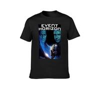 Event Horizon Movie Poster 1997 Men T-Shirt Graphic Mens Cotton Casual Black Tee Shirt XL