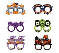 Event Horizon Shirt Party Glasses Glitter Eyeglasses Halloween Photo Booth Props Halloween Decorations With Pumpkin Novelty Eyewear Event Dress for Women Formal (A, 14x13x6)