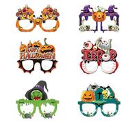 Event Horizon Shirt Party Glasses Glitter Eyeglasses Halloween Photo Booth Props Halloween Decorations With Pumpkin Novelty Eyewear Event Dress for Women Formal (B, 14x13x6)