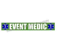 EVENT MEDIC Magnet Magnetic FIRST RESPONDER Sign Medic Community Paramedic Event First Aid sol x 1