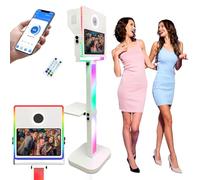 Event Photobooth Machine with 15.6 Touch Screen, Mini PC, DSLR Camera - Perfect for Events - Includes Flight Case - I5 8GB+256GB
