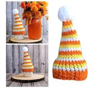 Event Table Cloth Decorations For Home Mug Hat Mug Topper Farmhouse Autumn Decoration Tiered Tray Home Fall Halloween Candy Corn (NOT INCLUDED) Divorce Party Decorations for Women (Orange, 7cm)