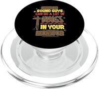 Event Technician Church Christian Sound Engineer PopSockets PopGrip for MagSafe