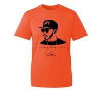 Event tees F1 Lovers Racing Champion Lewis Champion British Proud Fan Hamilton Unisex Kids Adult(Orange, 4XL)