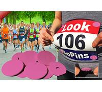 EventClip Race Bib Clips X 4 - PINK. Snap-Lock for Securing Running and Cycling Numbers. Made with Recycled Plastic The Original Est 2012 Far better than Magnets.