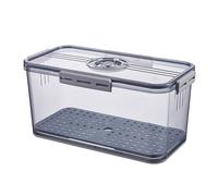 Eventerde Bread Keeper For Homemade Bread, Time Recording Fresh Keeping Box, Drainage Ealing Refrigerator Food Storage Box, Refrigerator Fresh Containers For Kitchen