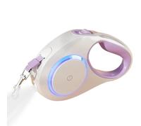 Eventerde Dog Retractable Collar for Walking, Retractable Dog Collar with Light, Sturdy Pull Dog Collar for Dogs, Multi-Purpose Dog Collar for Camping, Hiking, Sports, Hiking