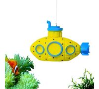 Eventerde Floating Aquarium Toy for Fish - Aquarium Submarine Floating Aquarium Ornaments Aquarium Toy for Shrimp Shelter