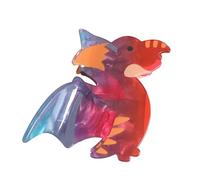 Eventerde Nonslip Dinosaurs Hair Clamps, Fashion Cute Plate Dinosaurs Hair Clip, Headdress Styling Tools, Strong Hold Hair Accessories Nonslip Acrylic For Any Hair Type And Style