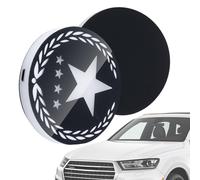 Eventerde Rear Side Window Light - Pentagram Pattern LED Car Interior Decoration Lights - LED Car Interior Atmosphere Lamp for Triangle Window Decoration