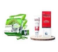 Eventone-C Skin Whitening Cream & Handmade Aloe Vera Essential Oil Soap - Pack of 2 | Deep Cleansing & Skin Brightening Duo | Natural Aloe Vera Essential Oil for Acne & Dark Spots