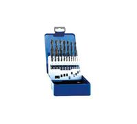 Eventus HSS Twist Drill Bit Set 19-Piece Rolled DIN 338 Cylinder Shank