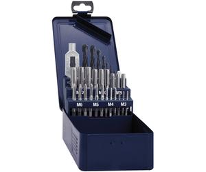 Eventus Hand Tap Set 15-Piece Metric Right-Hand DIN 352 HSS