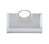 EVEOUT PU Leather Clutch with Handle & Detachable Chain Strap Women's Elegant Evening Bag for Weddings,Parties,Dinner & Daily Use