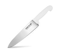 EVER BLADE 10 Inch Professional Chef Knife - 250mm Blade - HACCP Colour Coded White Handle, Japanese High Carbon Stainless Steel Kitchen Knife, Non-Slip Textured Grip for Catering and Food Preperation