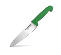 EVER BLADE Professional Colour-Coded Chef Knife 200mm (8 Inch) - Stain-Resistant, Premium Japanese Stainless Steel Kitchen Knife with Textured, Green Colour HACCP Handle (Green, 8")