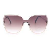 Ever Bloom Ladies Designer Oversize Sunglasses Summer Butterfly Shape Metal Frame Sunglasses with Tinted Lenses Slim, Brown cat, One Size