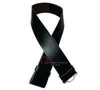 Ever Bright Brown Black Kilt Belts Classic Genuine Leather Kilt Belt, Plain Black, Medium 30" to 38"
