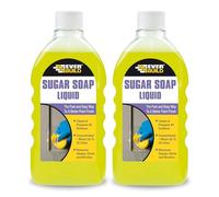 Ever build Sugar Soap Liquid 2x(500ml) - Powerful Wall Cleaner - Sugar Soap for Painting, Cleaning & Walls - Ideal for Decorating Prep & Household Use - Removes Grease, Grime and Nicotine Stains