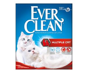 Ever Clean Clumping Cat Litter, Multiple Cat, Scented for long-lasting freshness, Unbeatable Clumping Strength, 10L