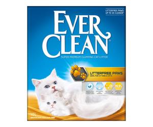 Ever Clean Clumping Cat Litter, Scented Cat Litter, Litterfree Paws, Long-lasting Freshness, Dust-Free Formula, 10 l (Pack of 1)
