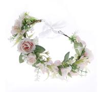 Ever Fairy Adjustable Flower Headband Hair Wreath (FC924M-2Pink)